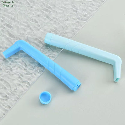 Hiccup Stopping L-Shaped Straw Kids Burp Stopping Straw Anti-Hiccup Helper for Kids Adults Reusable Anti-Hiccup Artifact