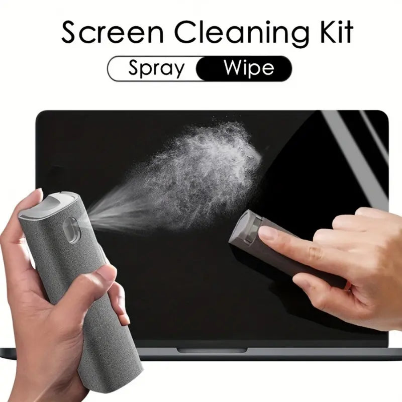 Screen Cleaner Spray Computer Screen Dust Removal Microfiber Cloth Set Cleaning Artifact Without Cleaning Liquid