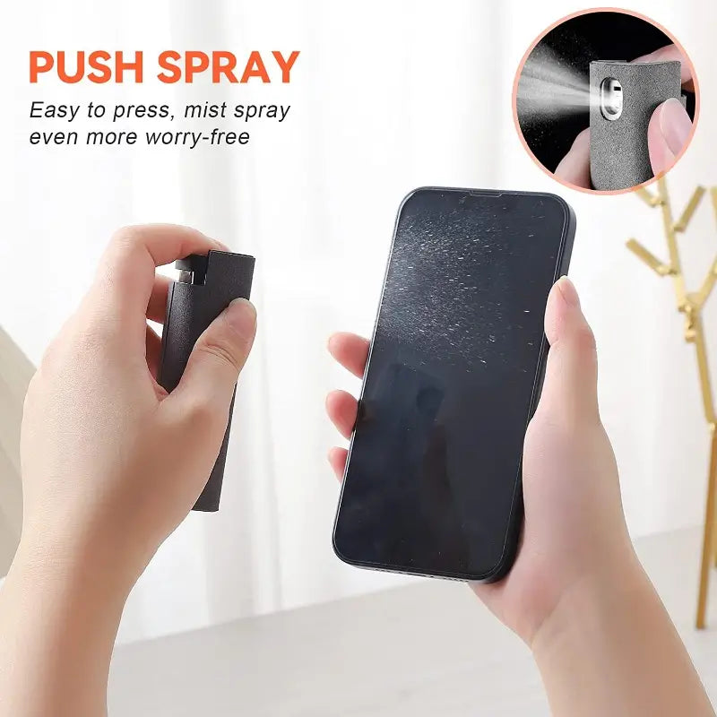 Screen Cleaner Spray Computer Screen Dust Removal Microfiber Cloth Set Cleaning Artifact Without Cleaning Liquid