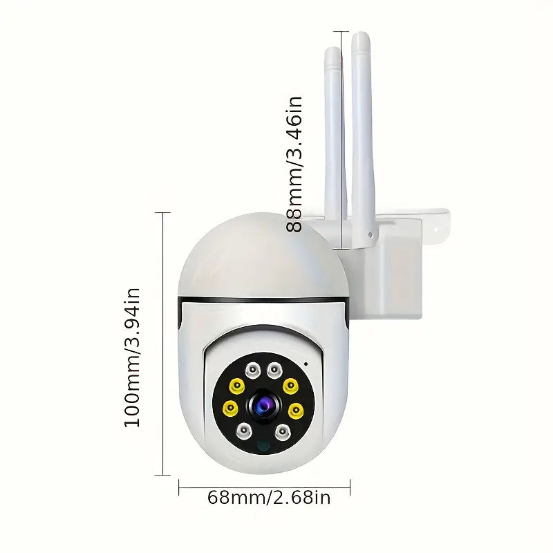 High-definition WIFI Monitoring Camera, 355 Degree Intercom 1080p Home Security Camera, Remote High-definition Night Vision Camera,Suitable For Indoor And Outdoor (non Rainwater, Anti Domestic Water) APP Operation,Can Be Viewed Anytime