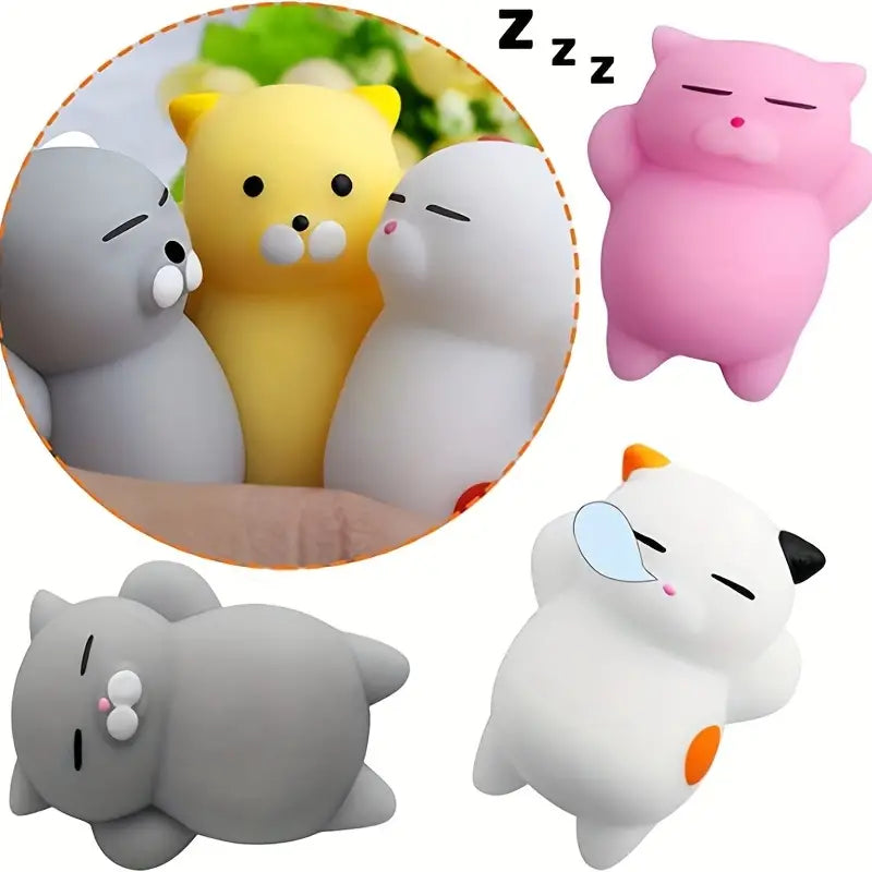 Mochi Animals Toys, Stress Relief, Party Favors, Easter Gifts For Adults