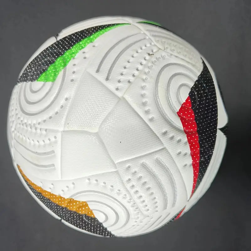 Euros 2024 soccer ball black and red/white Size 5