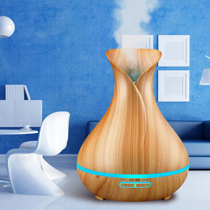 LED Aroma Aromatherapy Diffuser Essential Oil Ultrasonic Air Humidifier Purifier