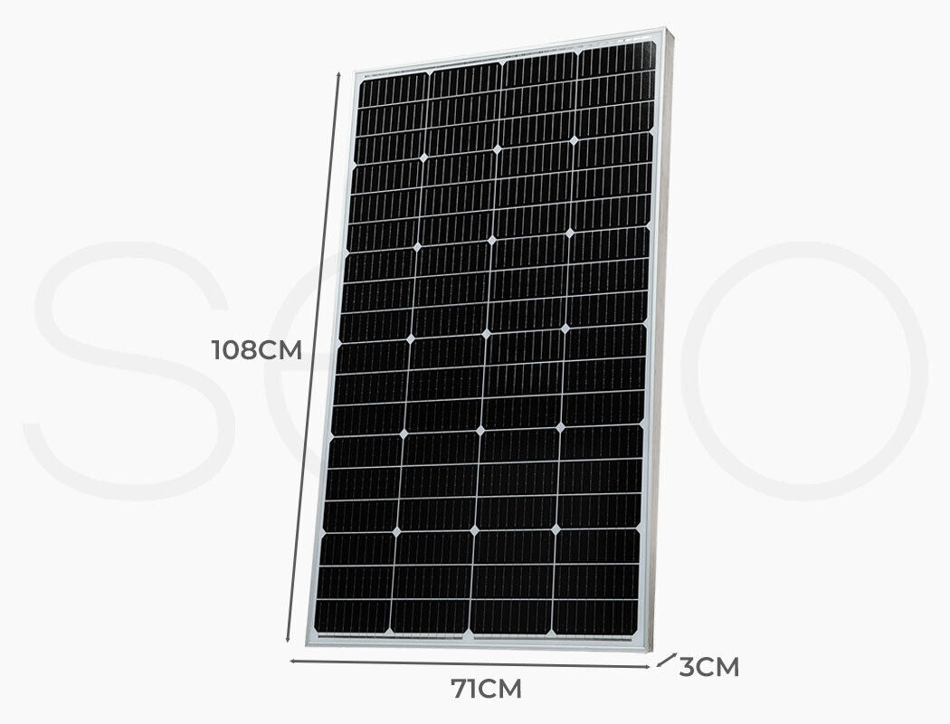 12V 300W Solar Panel Kit Mono Caravan Camping Power Controller Charging USB Home