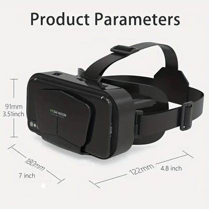 3D VR Headset Smart Virtual Reality Glasses VR Helmet For IPhone/Android Smartphones Phone Lenses With Controllers Binoculars