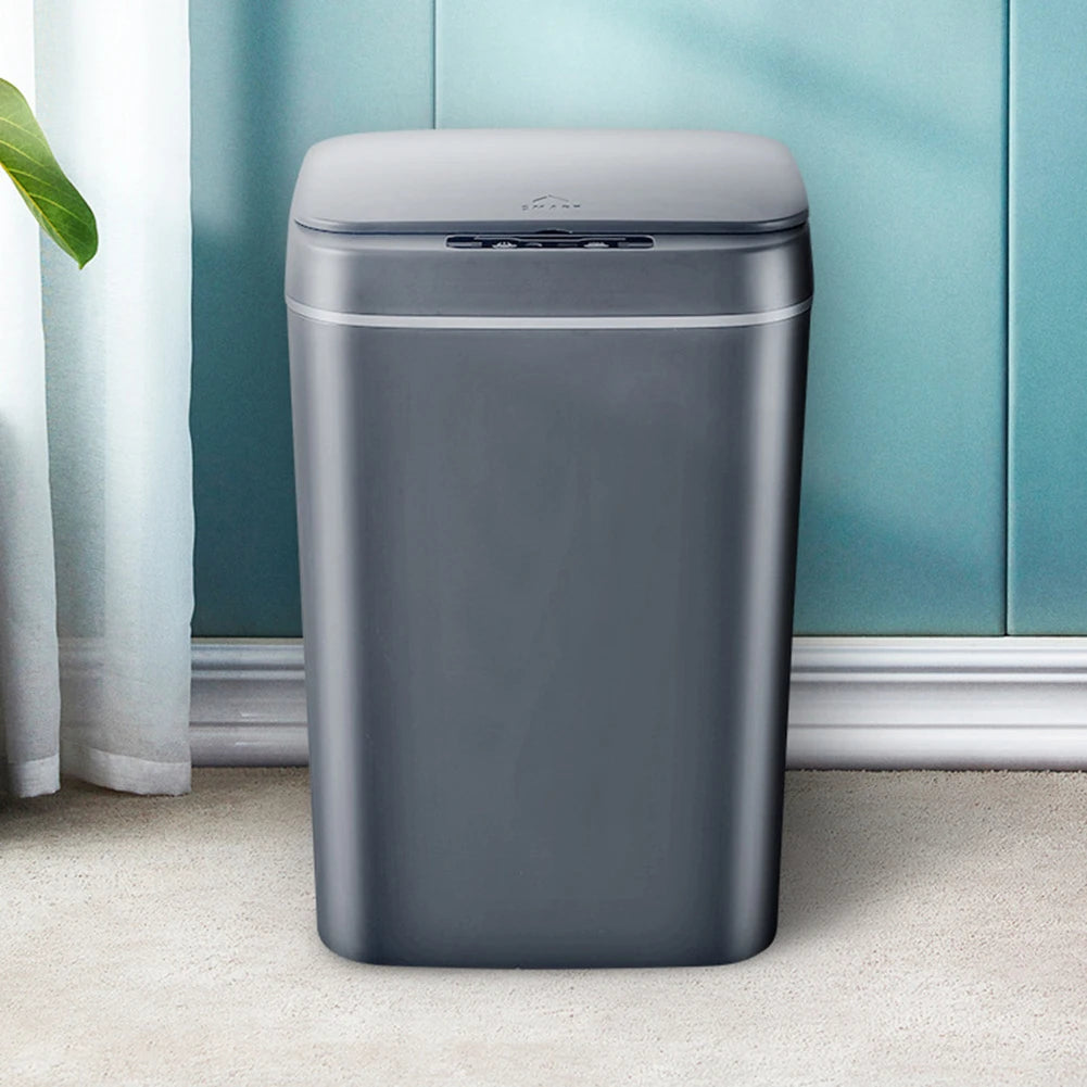 14L Intelligent Trash Can Automatic Smart Sensor Garbage Dustbin Home Electric Rubbish Waste Bin for Office Kitchen Bathroom