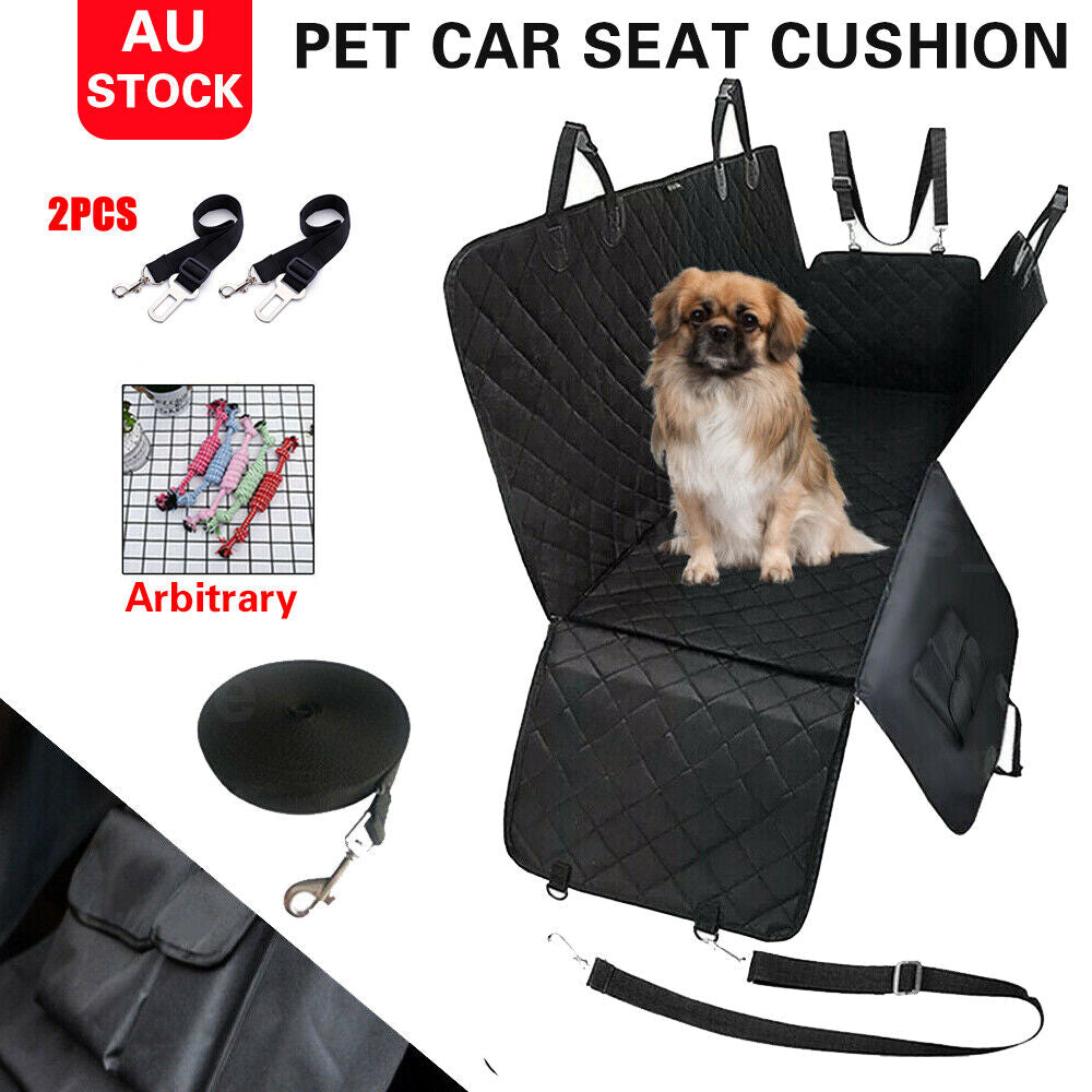 Premium Pet Cat Dog Back Car Seat Cover Hammock Nonslip Protector Mat &4 Gifts