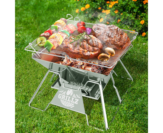 Fire Pit BBQ Grill with Carry Bag Portable