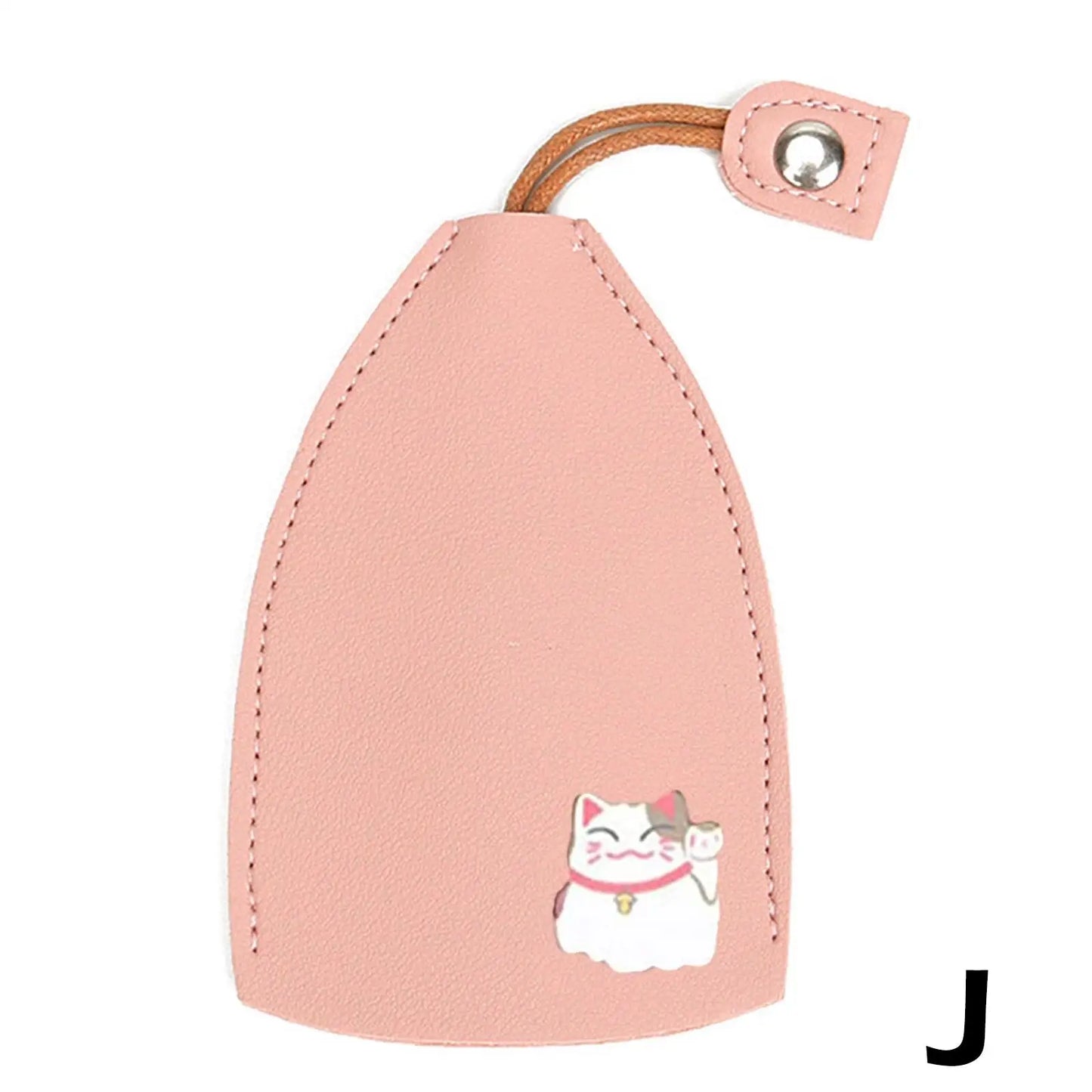 Cute Pull Out Key Case Cartoon Animals Rabbit Cat PU Leather Key Wallets Housekeepers Car Key Holder Case Leather Bag for Keys