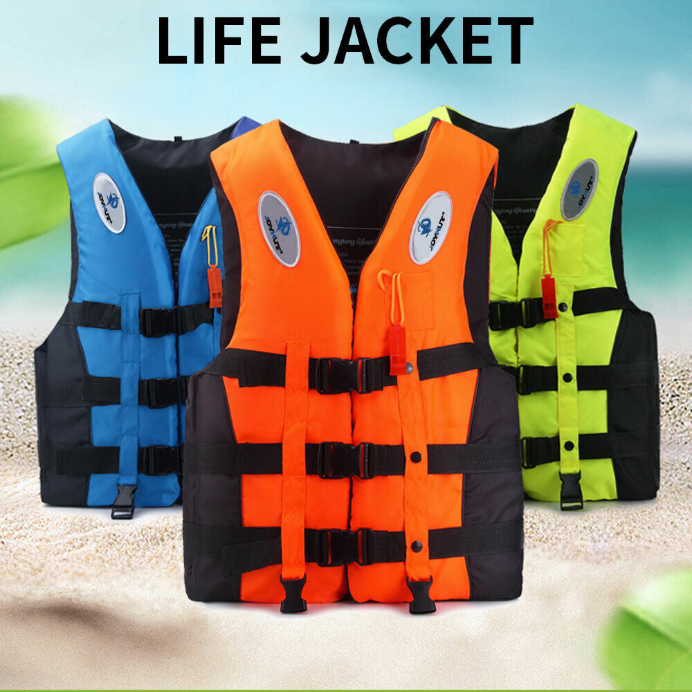 Adults/Kid Life Jackets Watersport Ski Buoyancy Aid Kayak Sailing Boating Jacket