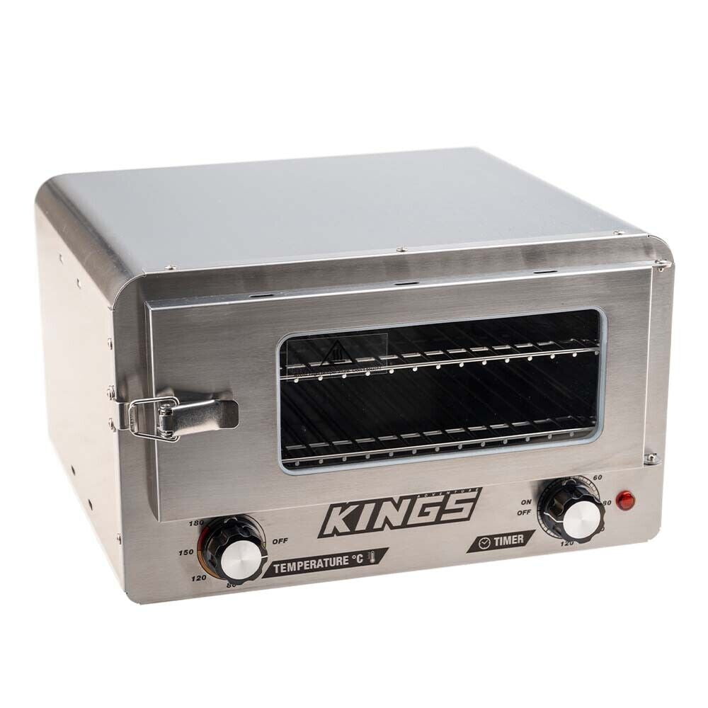 Adventure Kings 12V Electric Camping Oven Stainless Steel 180 C Max Temperature