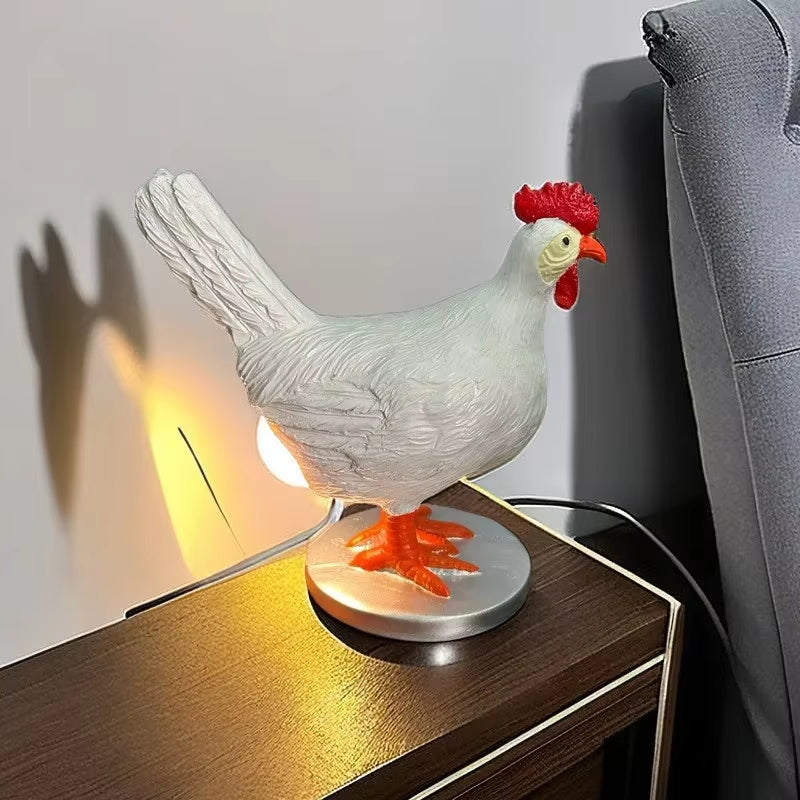 LED Night Lights USB Chicken Funny Animal Chick Light Easter Novelty Party Ornaments Children'S Gifts Home Decor Night Lamp