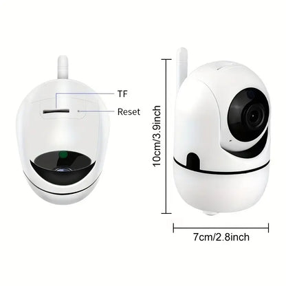 High-definition Camera, 2.4G Wireless Wifi Security Home Camera, Baby And Pet Monitor, 1080P Wireless Automatic Tracking Monitor, Motion Detection And Tracking, Night Vision, Two-way Voice, High Security