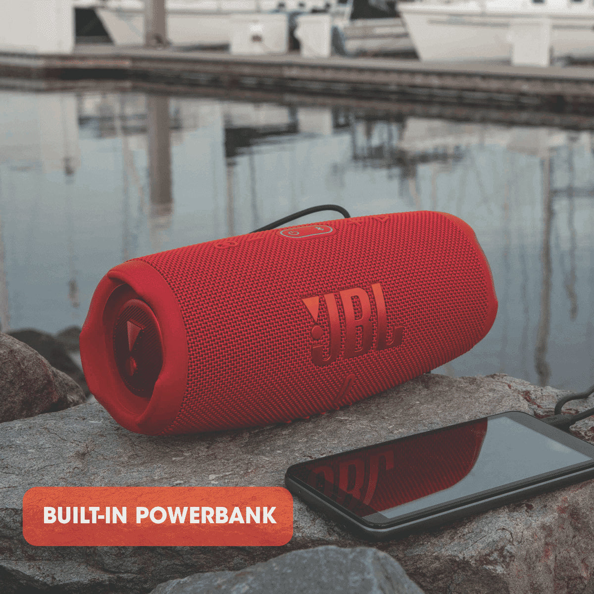 JBL Charge 5 Portable Wireless Bluetooth Speaker - Red 5083982