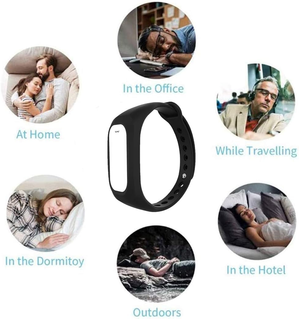 Sleep Connection Snoring Device Snoring Device Wristband Infrared Snore Stopper,Anti Snore Wristband Massager,Easy to Use,Is the Perfect Sleep Aid,Blue