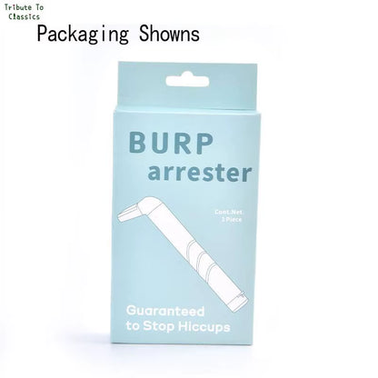 Hiccup Stopping L-Shaped Straw Kids Burp Stopping Straw Anti-Hiccup Helper for Kids Adults Reusable Anti-Hiccup Artifact