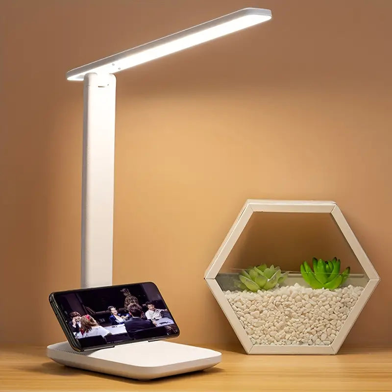 LED Desk Lamp, USB Rotary Table Lamp, Eye Protection LED Desk Light, Adjustable Desk Lamp For Reading, Study