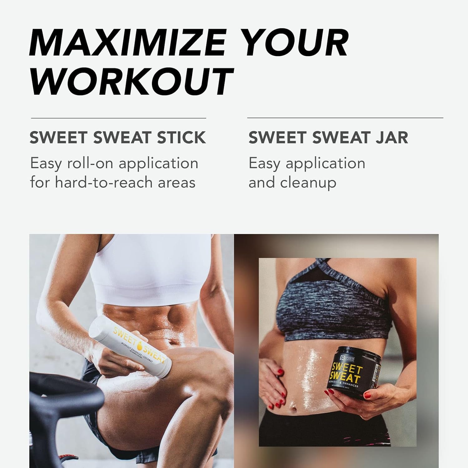 Sweet Sweat Workout Enhancer Stick by  - Topical Cream Application