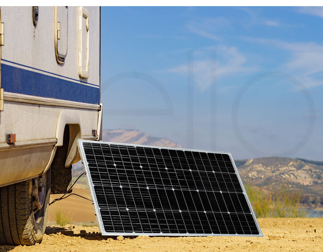 12V 300W Solar Panel Kit Mono Caravan Camping Power Controller Charging USB Home