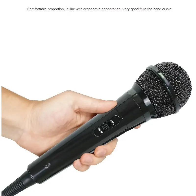 Dynamic Wired Microphone Karaoke Trolley Speaker Singing Recording Handheld Microphone