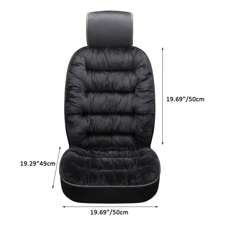 Universal Car Seat Cover Car Front Plush Seat Cushion Comfortable Protection Pad Winter Warm Car Seat Cushion Accessories 카시트 매트