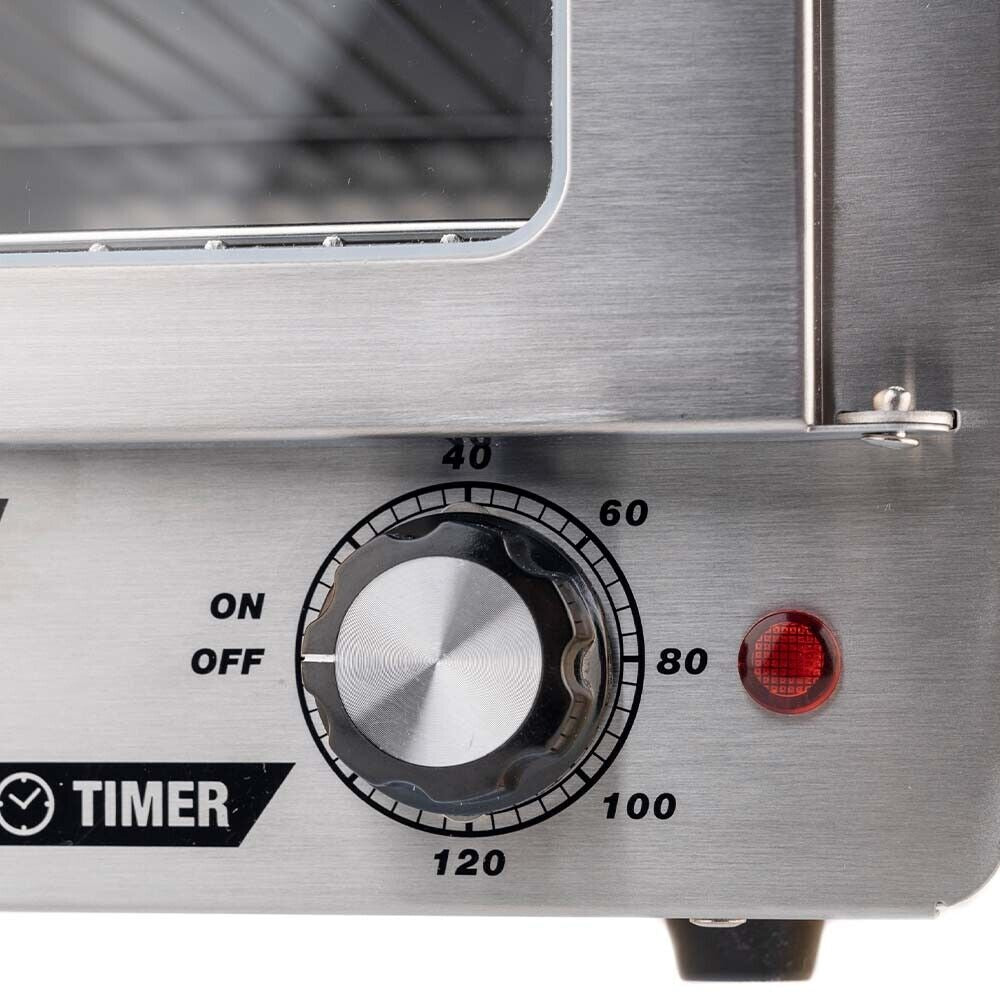 Adventure Kings 12V Electric Camping Oven Stainless Steel 180 C Max Temperature