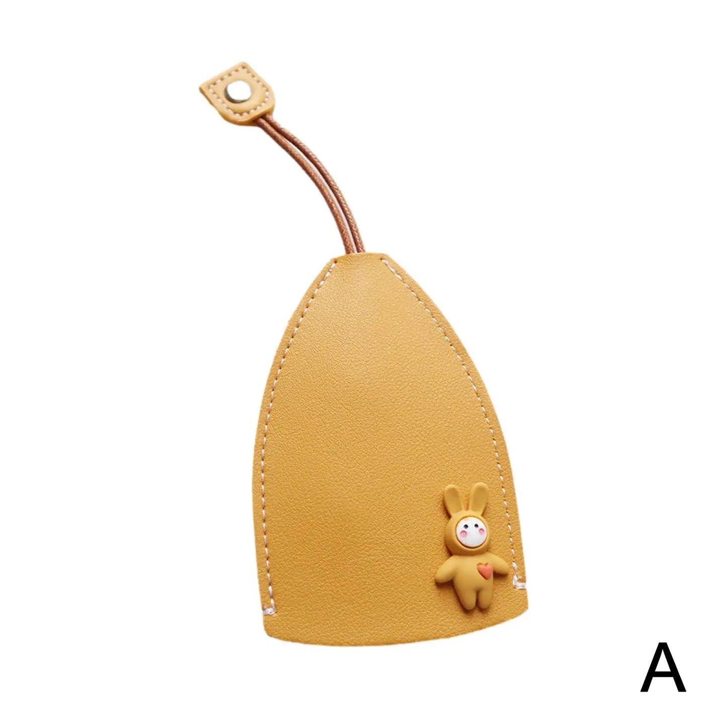 Cute Pull Out Key Case Cartoon Animals Rabbit Cat PU Leather Key Wallets Housekeepers Car Key Holder Case Leather Bag for Keys