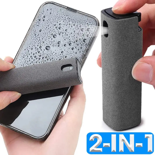 2 σε 1 Screen Cleaner Spray Screen Computer Dust Demoval Microfiber Set Cleaning Artifact Without Cleaning Liquid