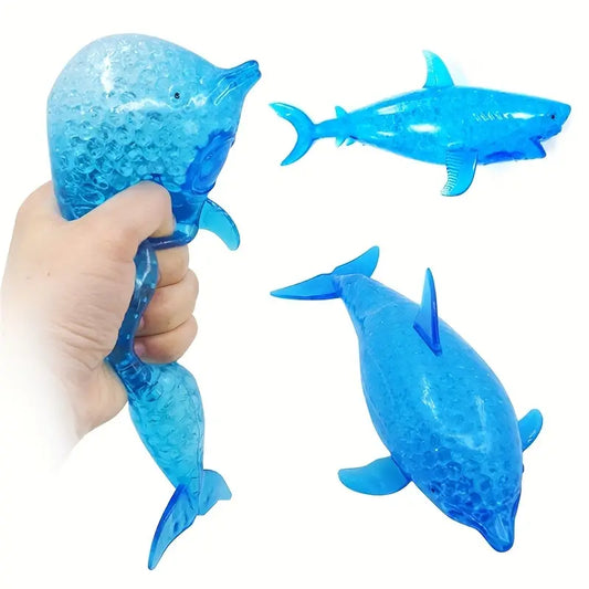 Large Size Cute Dolphin Shark Stress Relief Children's Squeeze Toy Anti Stress Ball Decompression Toy