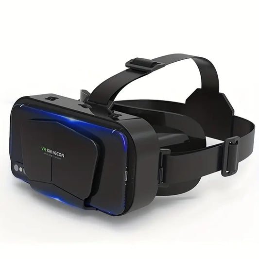 1 件 3D VR 耳机智能虚拟现实眼镜 VR 头盔适用于 iPhone/Android 智能手机手机镜头带控制器双筒望远镜